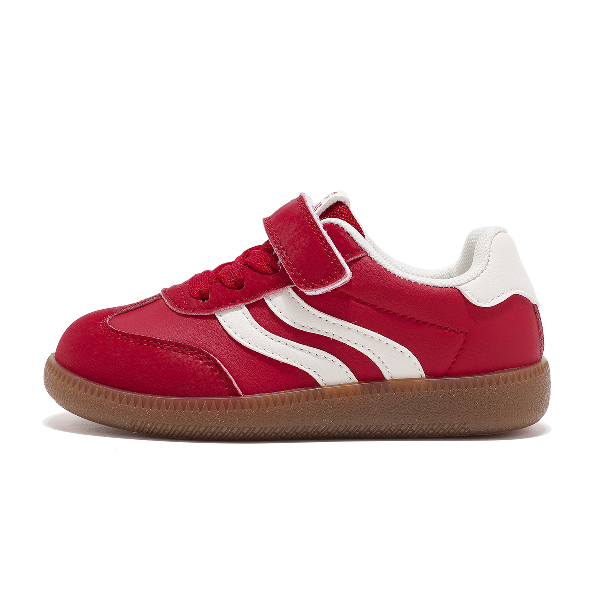 

Скользоустойчивые легкие амортизирующие низкие повседневные кроссовки Kids' ABC KIDS, белый/красный