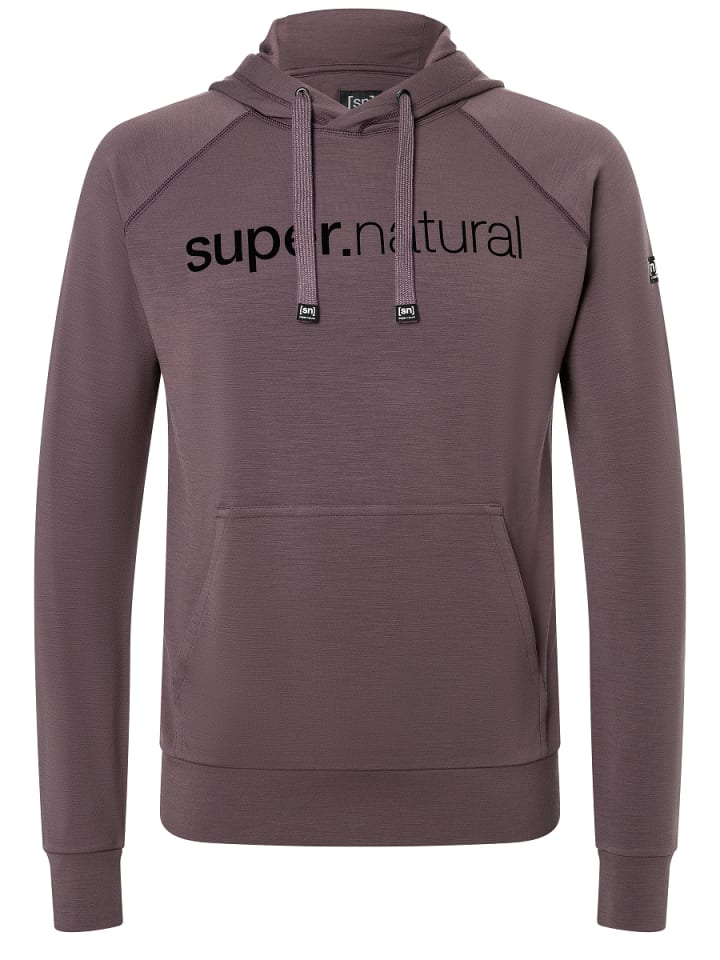 

Толстовка super.natural Merino Hoodie M FAVOURITE HOODIE, фиолетовый