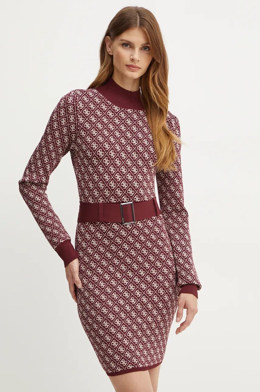 

Guess платье LISE, гранатовый