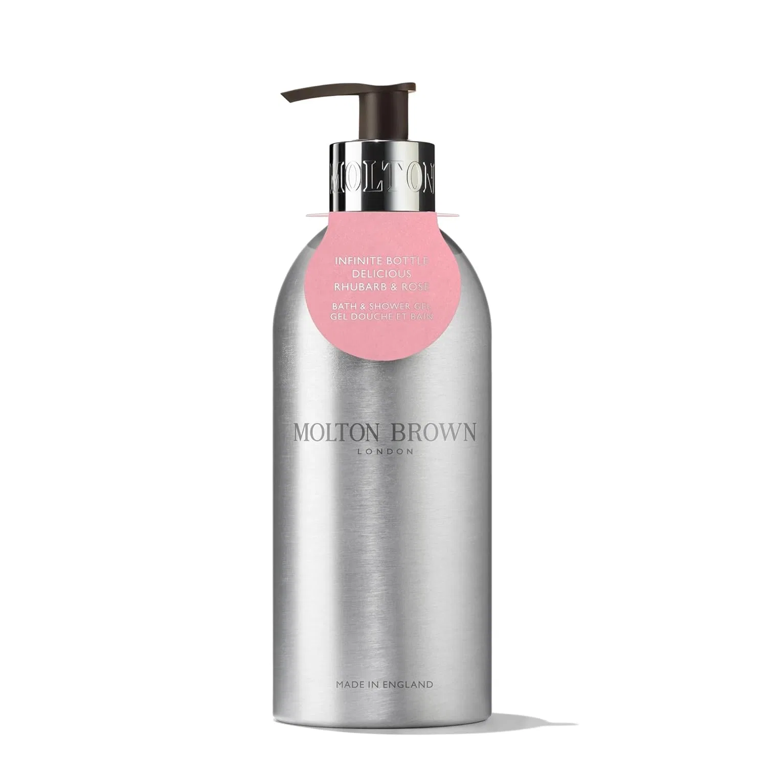Гель для душа и ванны Molton Brown Delicious Rhubarb & Rose, многоразовый флакон 400 мл Molton Brown