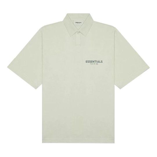 

Рубашка fw20 polo shirt 'sage' Fear Of God Essentials, зеленый