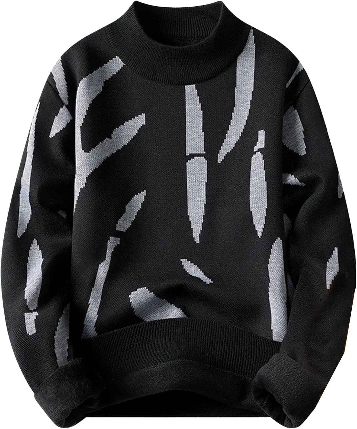 

Свитер для мужчин с воротником-водолазкой и длинными рукавами