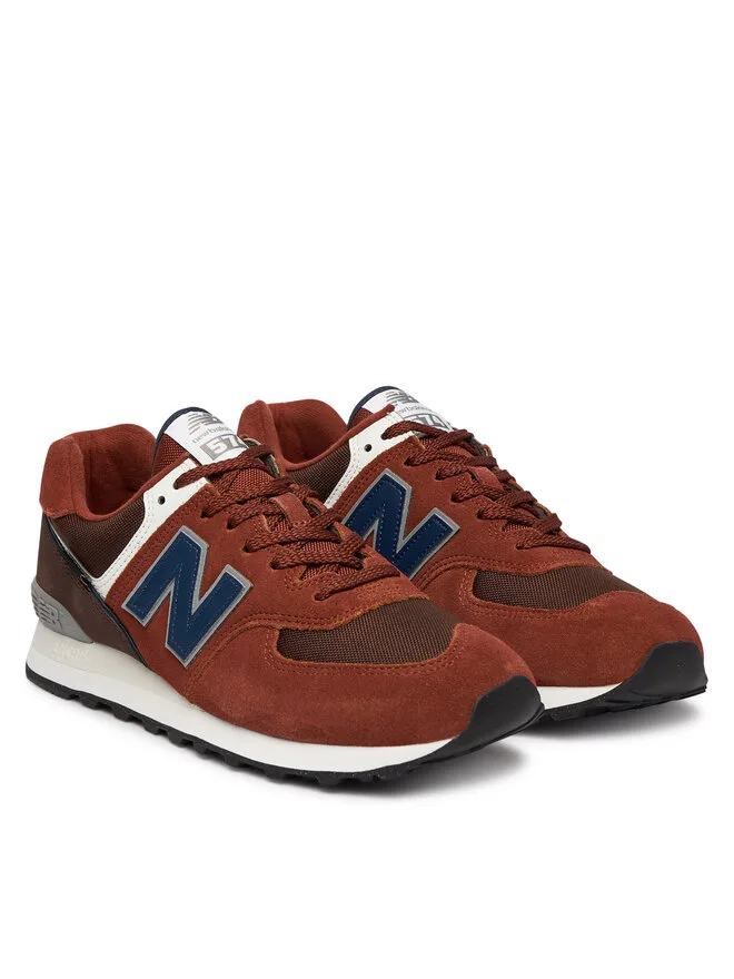 New Balance Кроссовки U5744DM коричневые — фото 2