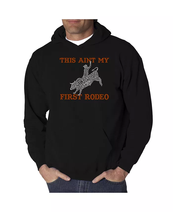

Мужская худи с принтом - This Aint My First Rodeo LA Pop Art, черный