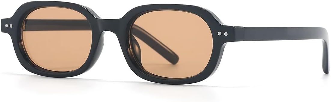 

Ретро-модные круглые панк-солнцезащитные очки для женщин и мужчин, классический винтажный стиль, защита от УФ-излучения UV400, для активного отдыха на природе VFDHN, Black Brown