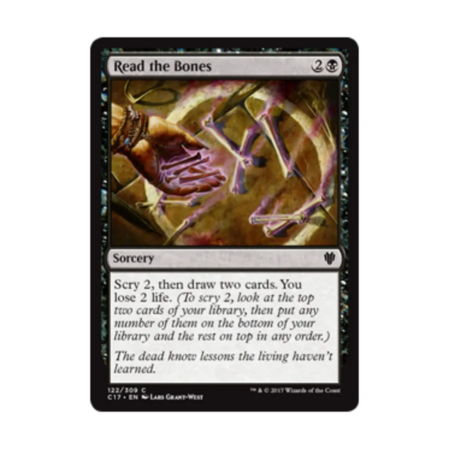 

CCG Прочитать кости (С), MTG - Commander 2017