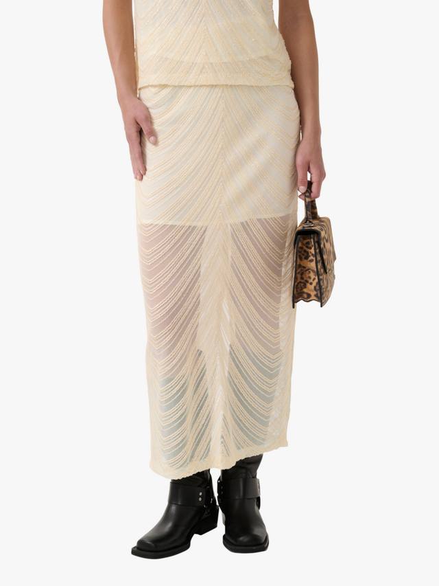 

Glira юбка из сетки с пайетками Gestuz, Yellow