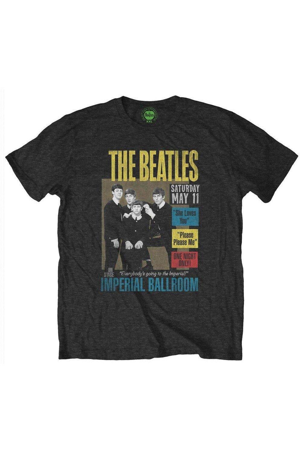 

Хлопковая футболка Imperial Ballroom The Beatles, черный