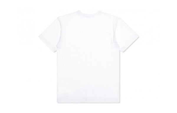 Футболка blue eyed green heart tee 'white' Comme Des Garcons Play, белый — фото 2