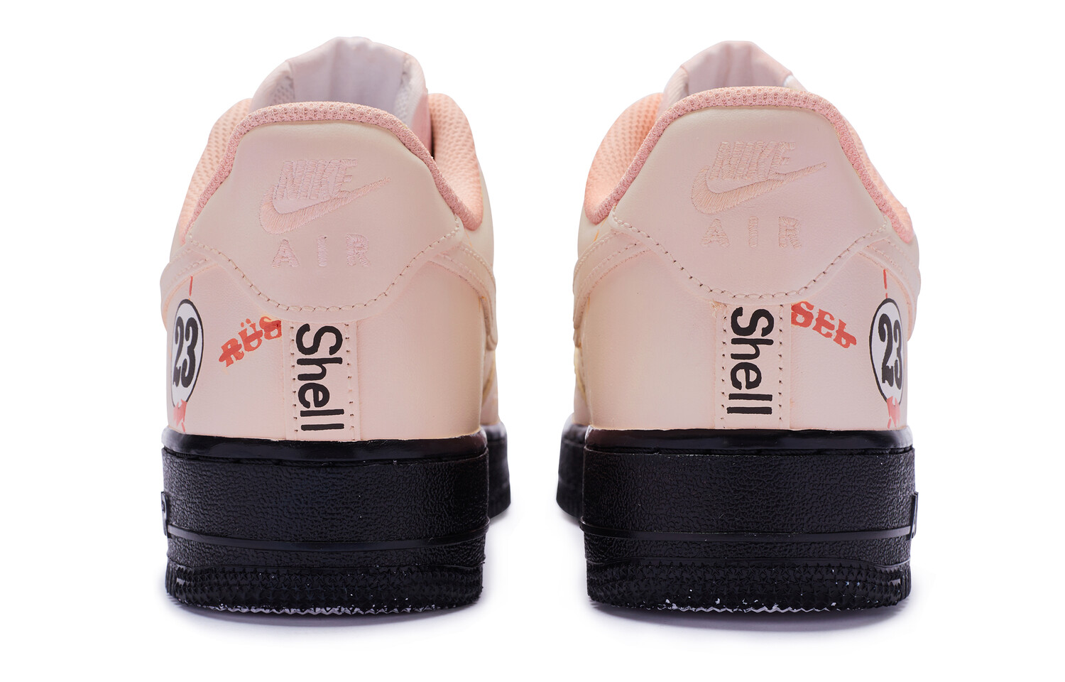 

Кроссовки для скейтбординга Air Force 1 мужские низкие Fierce Pink/Black/Playful Pink/White Nike