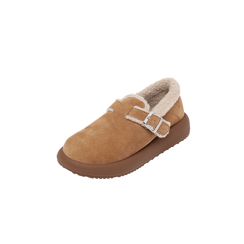 Повседневные однобортные туфли женские Yeezyy Reezy, Chestnut