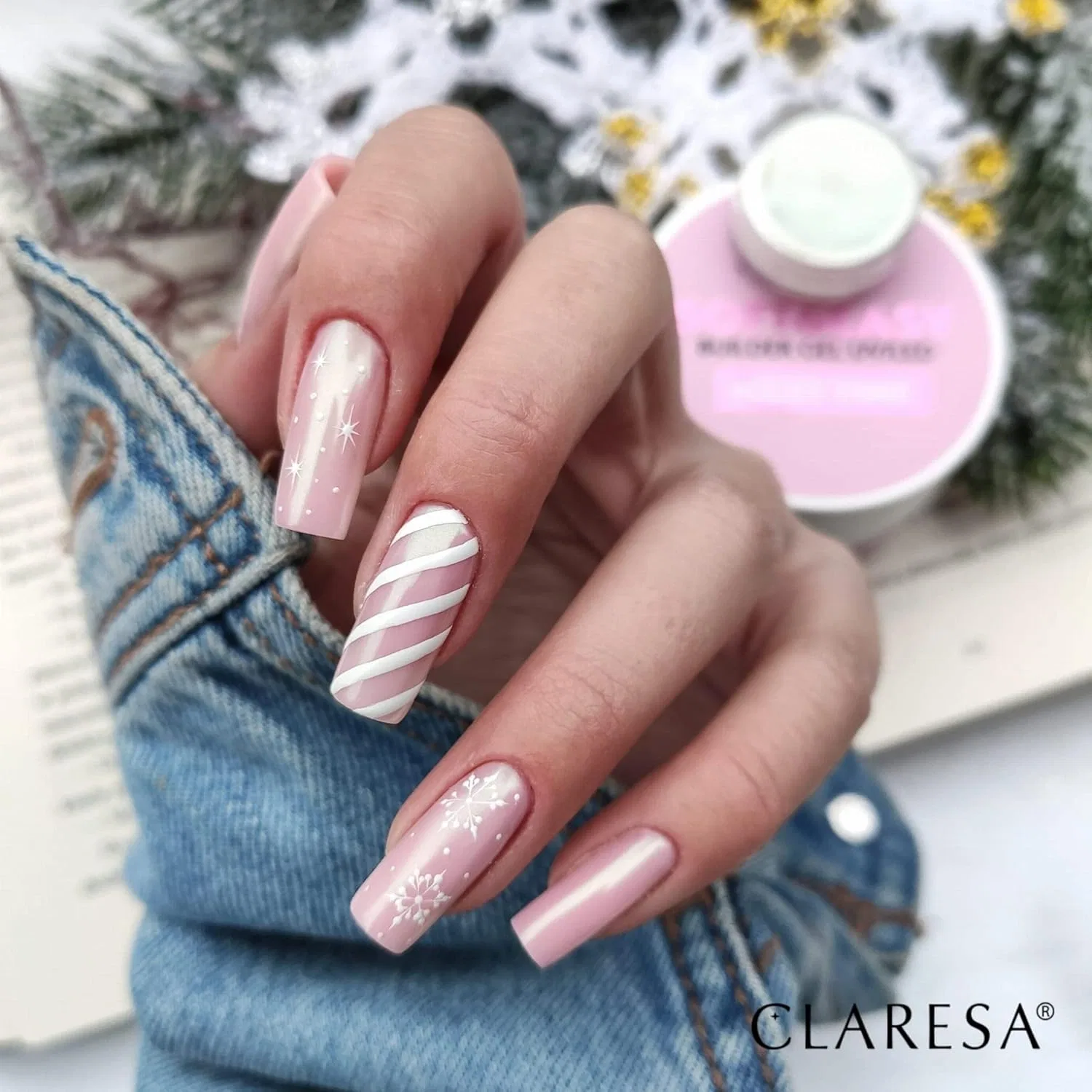 Гель-строитель для ногтей Claresa Soft & Easy Milky Pink 90 г Claresa — фото 3