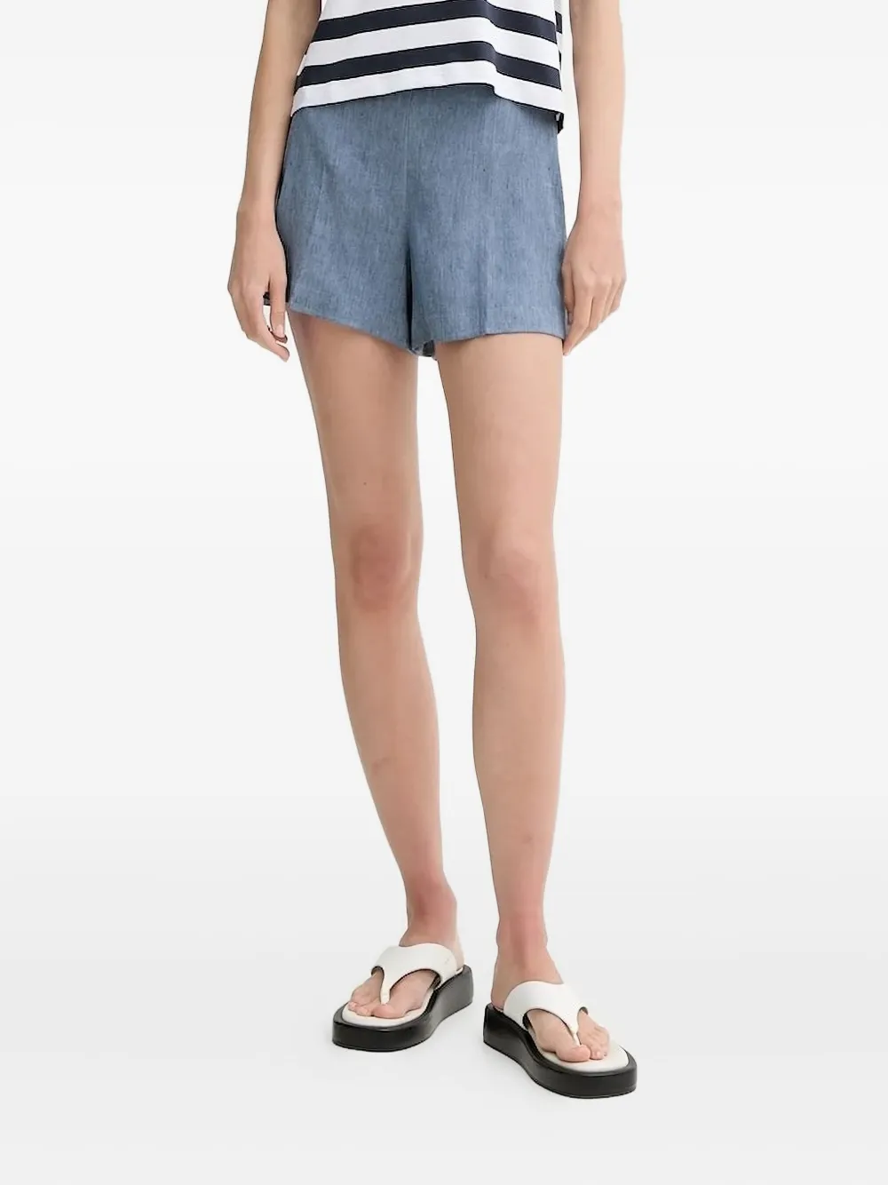 

Джинсовые шорты Theory, синий