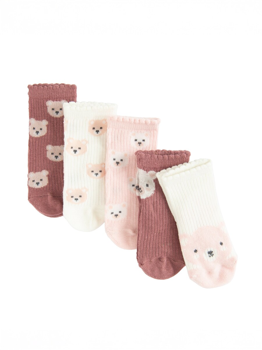 

Носки Cool Club, лиловый/розовый/белый