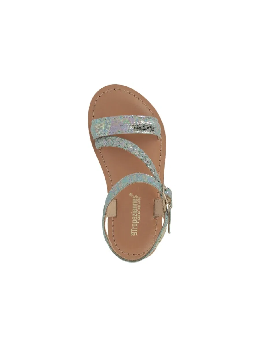 Сандалии Les Tropeziennes 'Beluga-Ledersandalen fur Kinder' синего цвета — фото 4