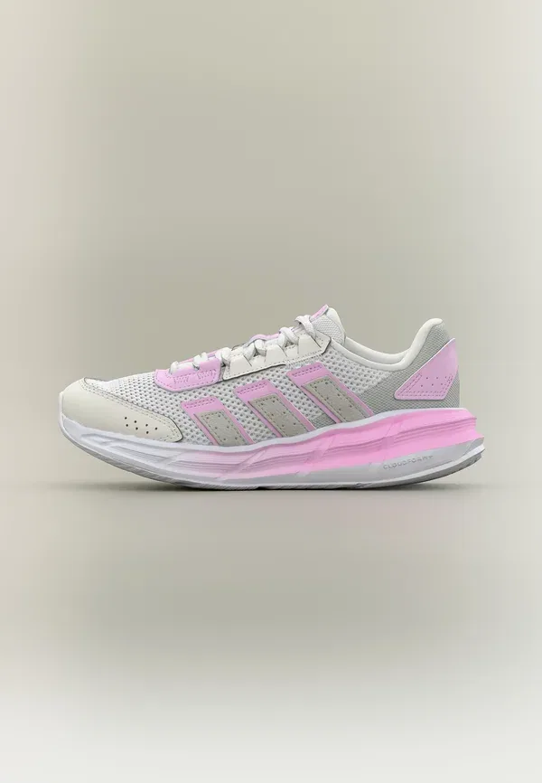 Кроссовки для бега по шоссе Astrastar унисекс Adidas Performance, серый/сиреневый/бежевый