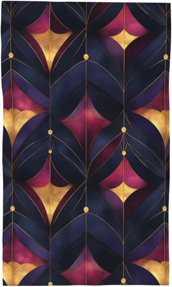 Фланелевая салфетка для лица из микрофибры, GVYGVY, 69.8 x 40.6 см, Purple Gold