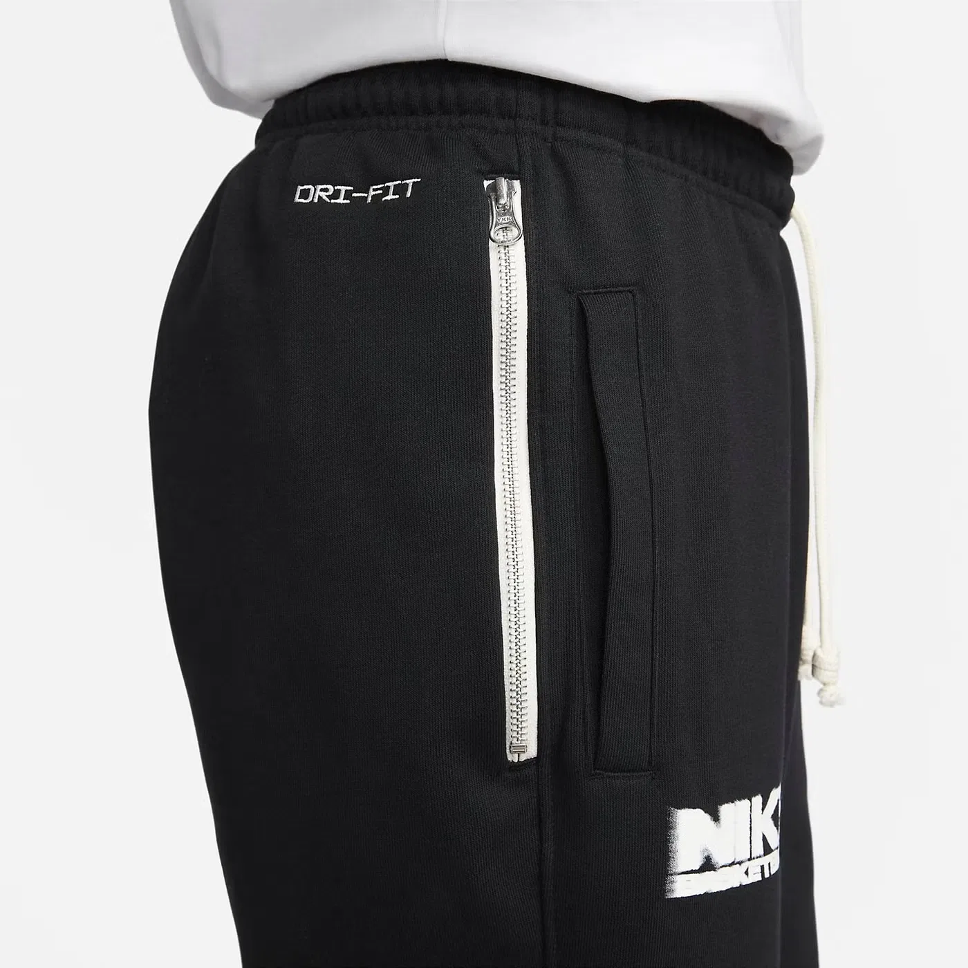 Штаны баскетбольные с технологией Dri-FIT Standard Issue Nike, черный — фото 2
