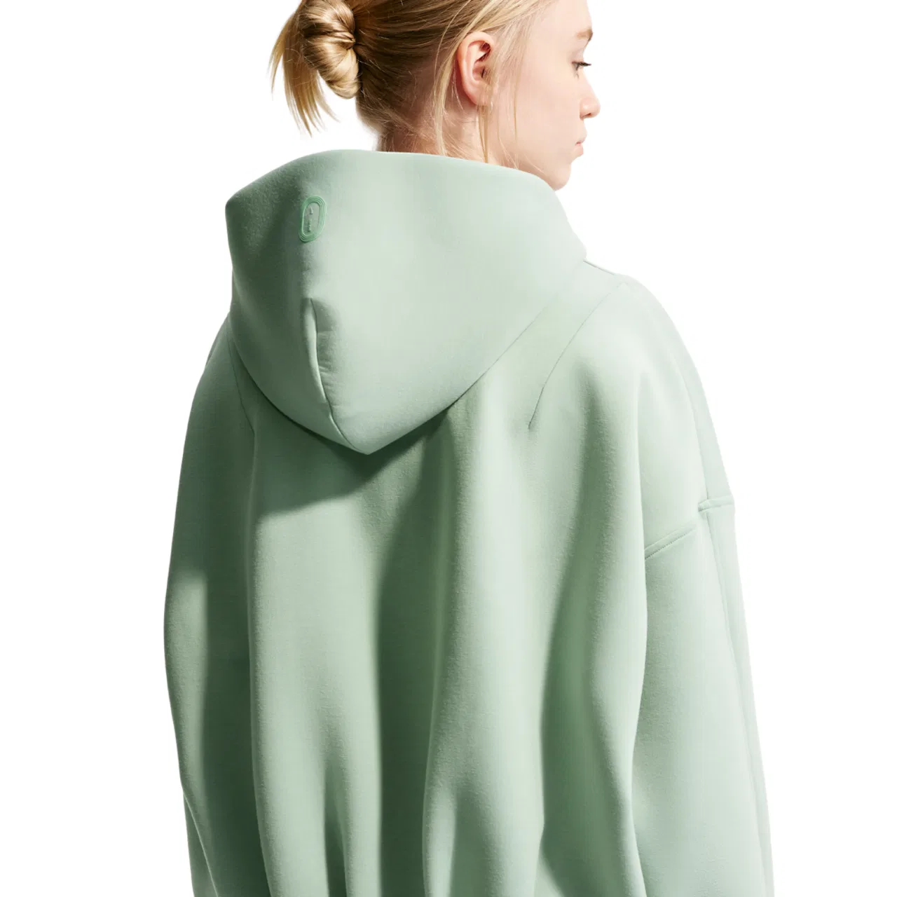 Толстовка для девочек Mavn TechFit Knit FZ Nike, цвет Steam/Steam — фото 2