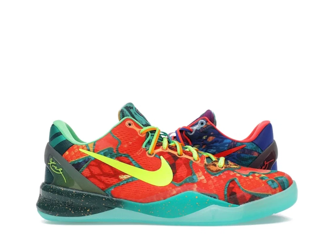 Детские кроссовки с принтом Nike Kobe 8 Protro What The, Multi-Color/Multi-Color-Multi-Color