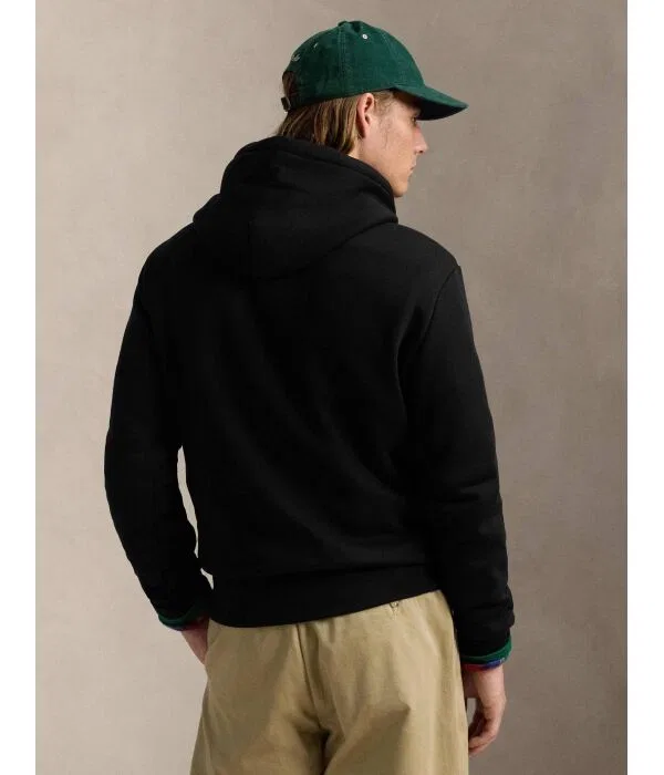 Мужская кофта с капюшоном Classic Fit Polo Ralph Lauren, черный — фото 3