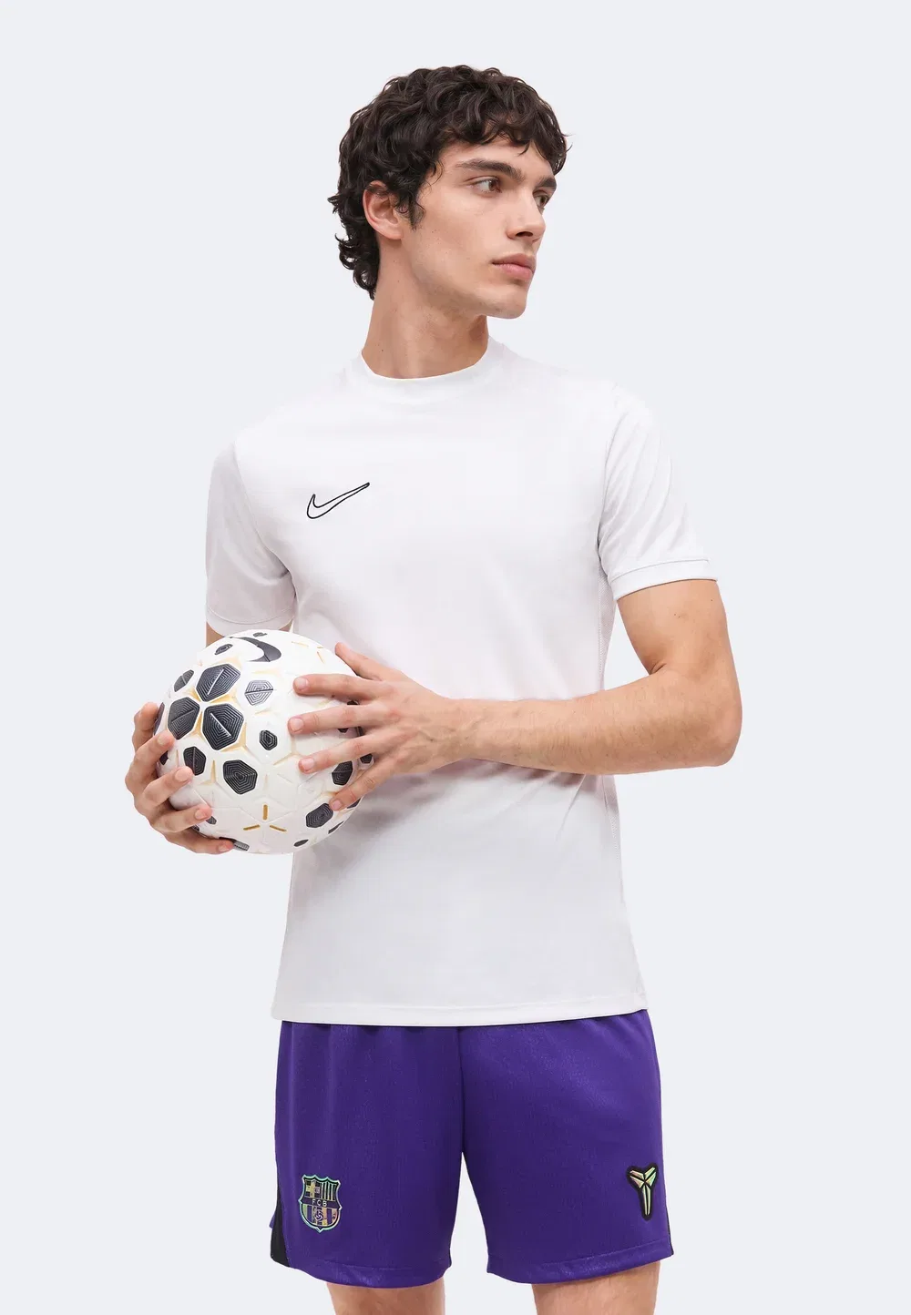 Короткие шорты FCB - клубная одежда Nike Performance, Field Purple/Black — фото 4