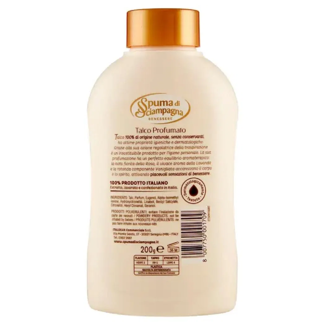 Набор талька для тела Spuma di Sciampagna Classic 200г x 12 + итальянская полпа 400г, Italian Gourmet E.R.