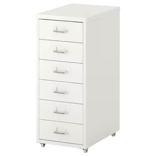 

Тумба выдвижная Ikea Helmer Castors, 28х69 см, белый
