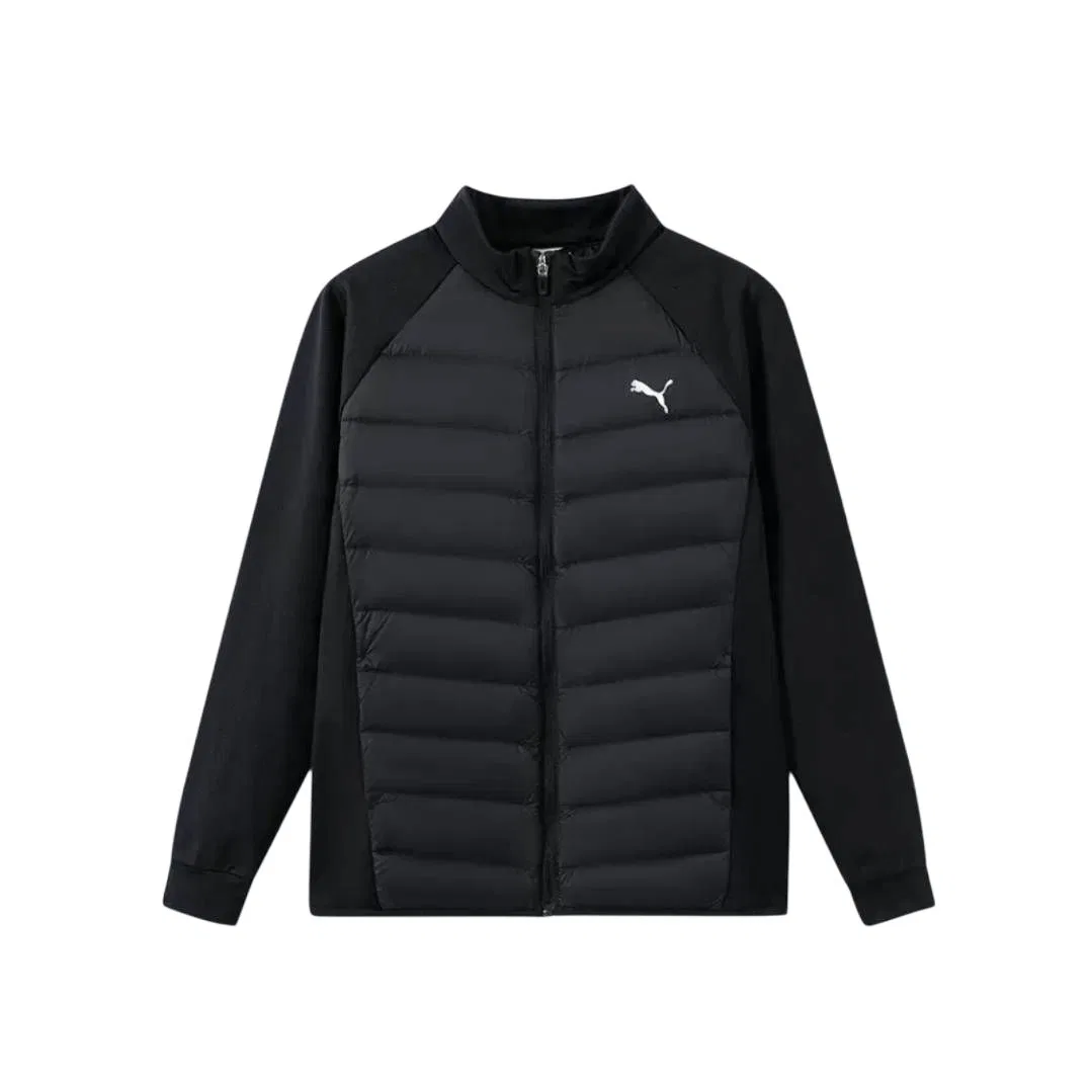 Детская стеганая куртка на пуховике PUMA, Black