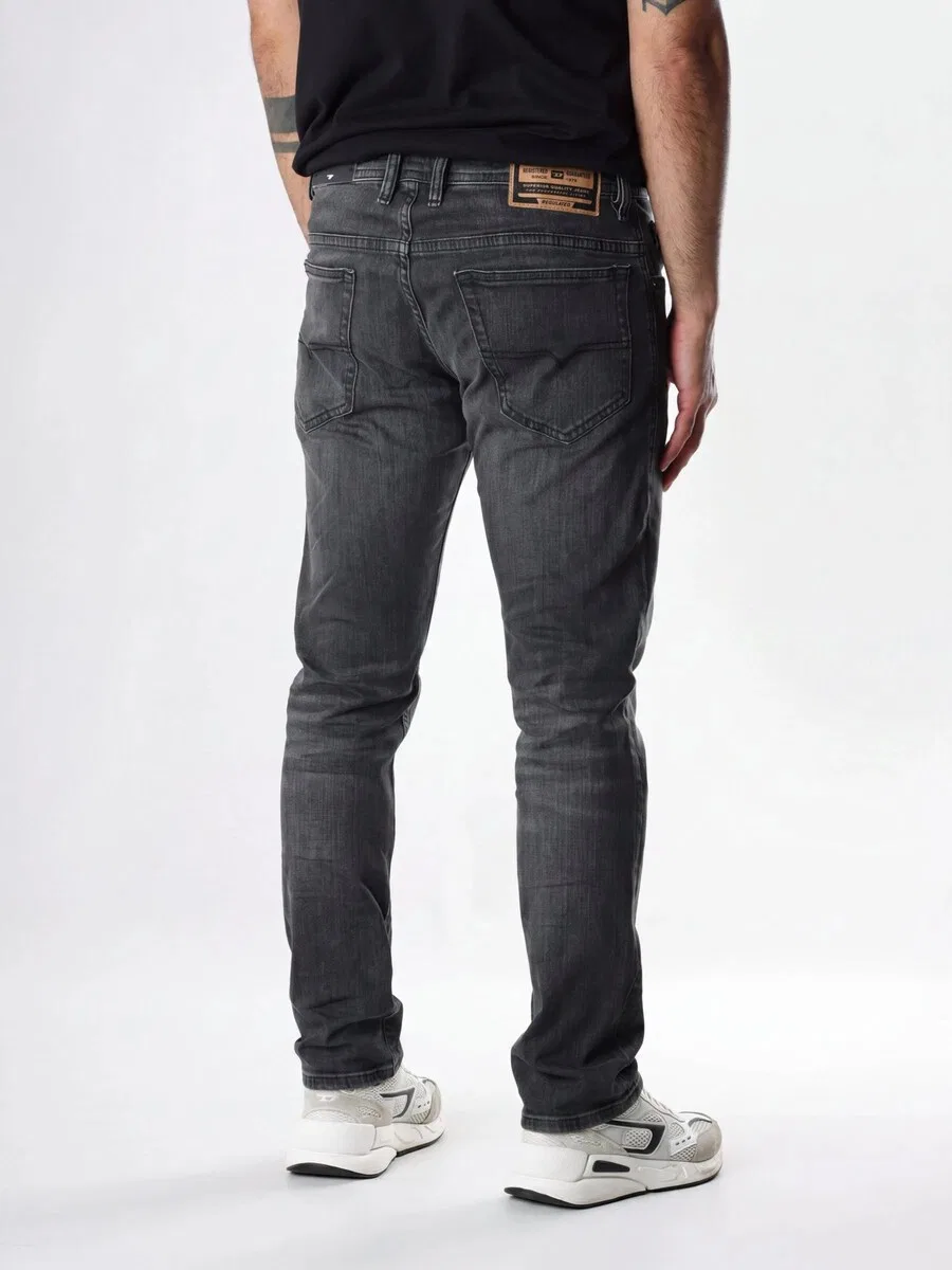Джинсы DIESEL Slim fit 'Thommer-R' темно-серого цвета — фото 3