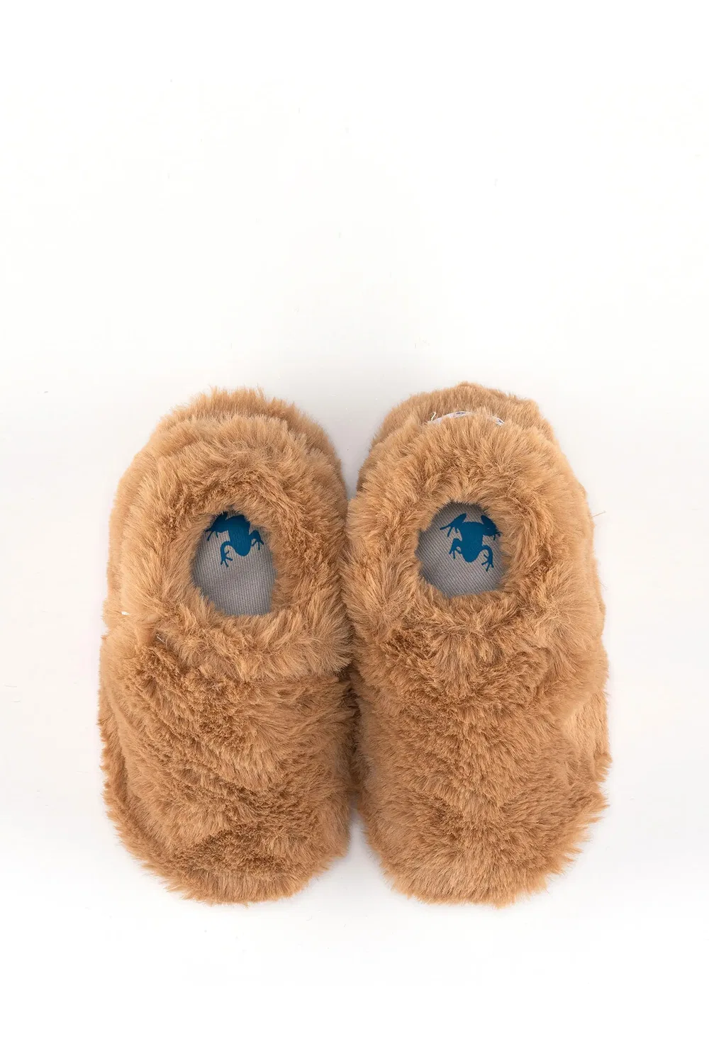 Детские тапочки из искусственного меха Furry Furry Hopfrög Kids, Chestnut — фото 3