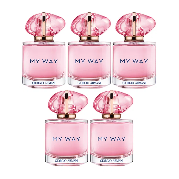 Набор пробников женской парфюмерии Self Infinity Sample Set Honey Pattern Eau De Parfum, GIORGIO ARMANI, 7 мл x 5, Black