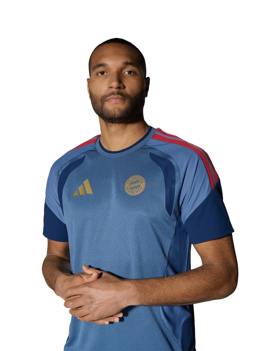 Футболка ADIDAS PERFORMANCE синего цвета — фото 3