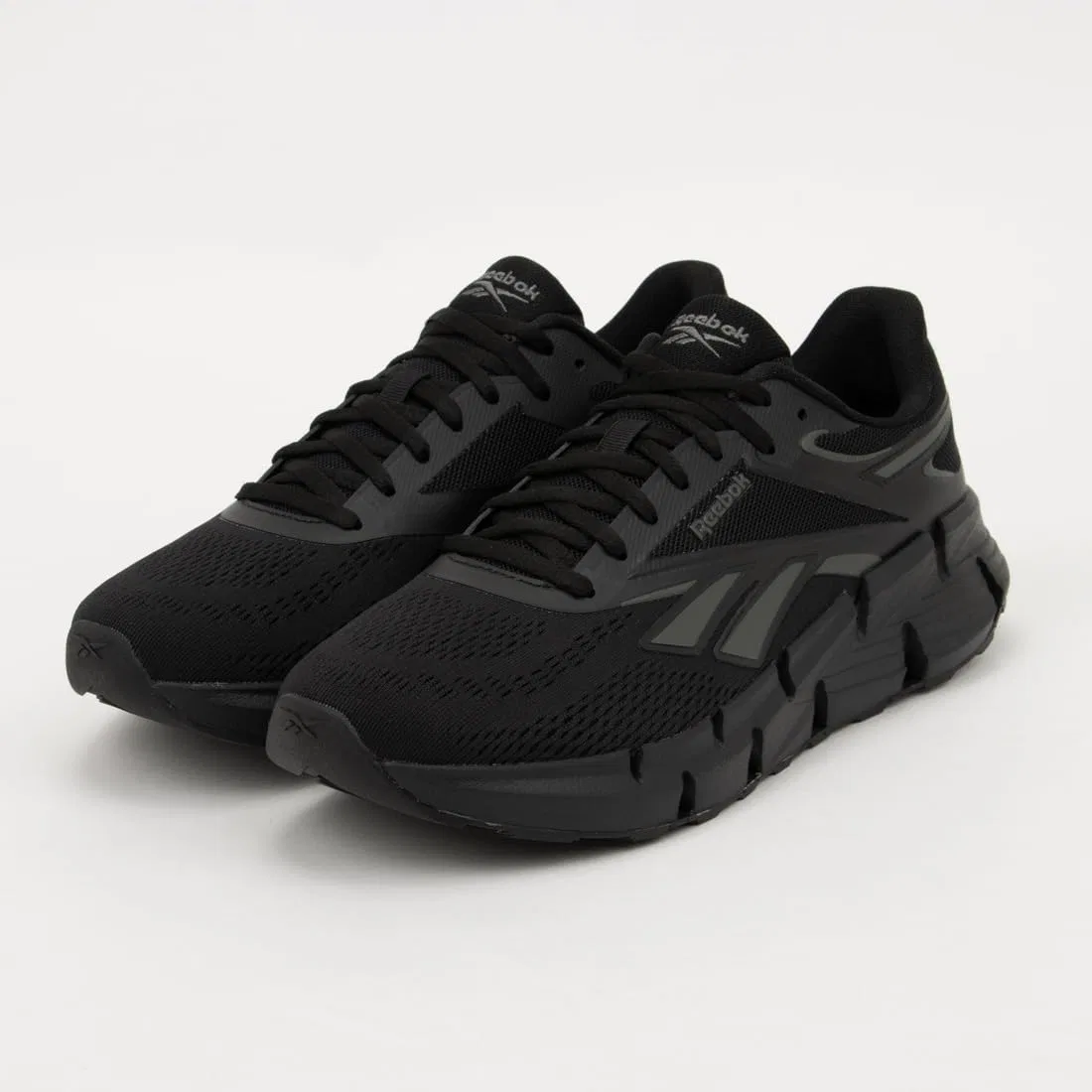 Детские кроссовки для мальчиков с шнуровкой Zig Dynamica 6 Reebok, Core Black Grey 6 Core Black — фото 3