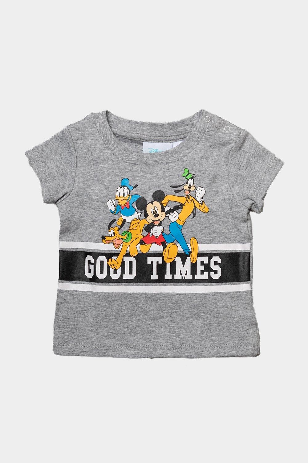 Костюм из трех предметов с Микки Маусом «Good Times» Disney Baby, серый — фото 4