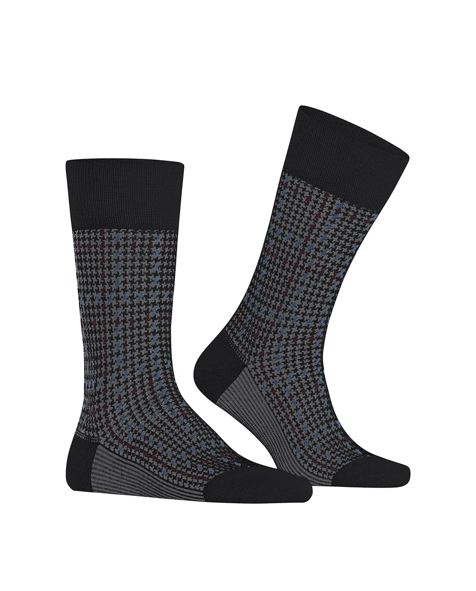 

Мужские носки из хлопка с узором Falke, черный