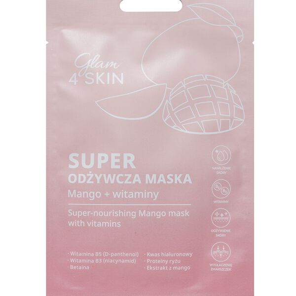 

Питательная маска для лица с манго, 5 г Glam Shop