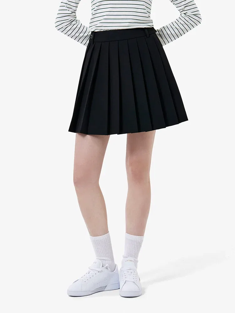 Юбка миди LACOSTE Black Woollike — фото 3