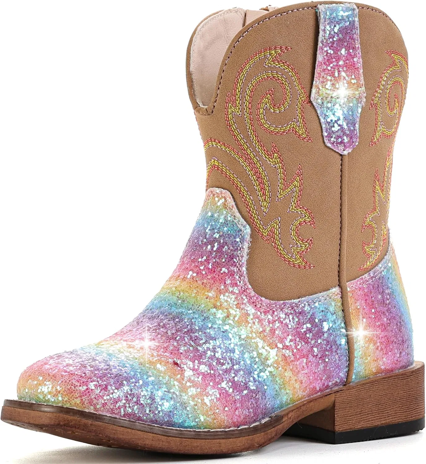 Детские сапоги для девочек с блестками Cowgirl Boots IUV KIDS, Glitter