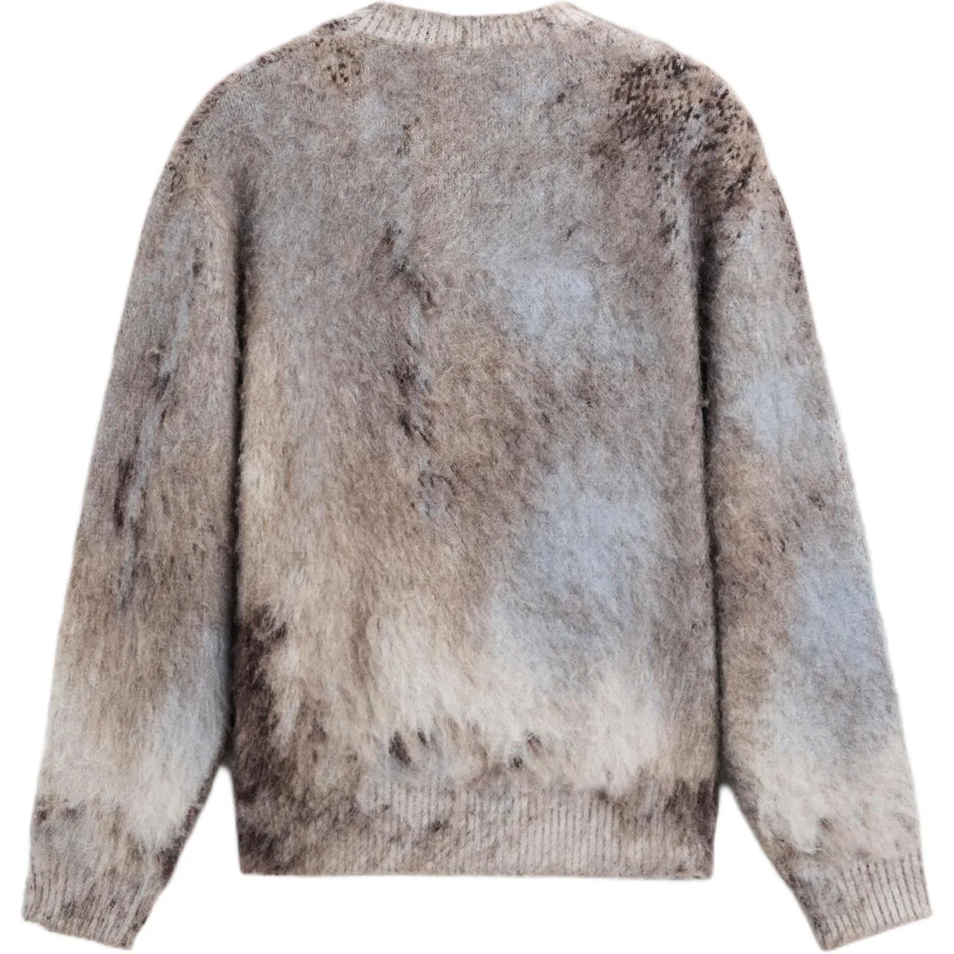 Мужской свитер с длинным рукавом New Year FW24 Knitwear ZARA, Dark Taupe — фото 3