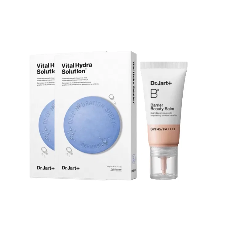 Набор для ухода за кожей увлажняющая круглая маска Blue Round Mask Dr. Jart+