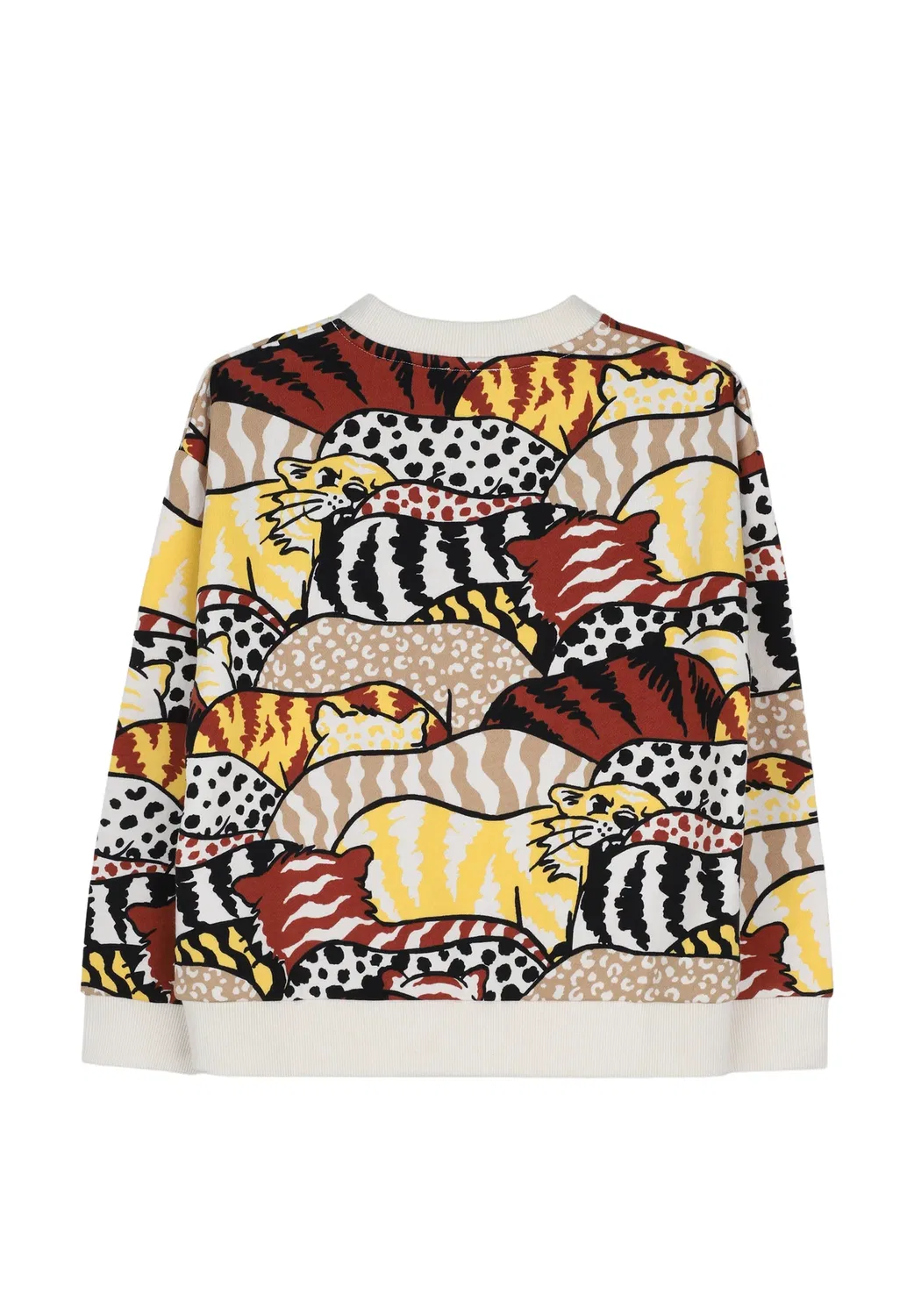 Sweat à manches longues - толстовка Kenzo Kids, Beige Jaune — фото 2