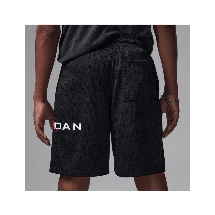 Детские спортивные шорты с сеткой Jordan Jdb Mj Baseline Mesh Short Nike, Красный — фото 2