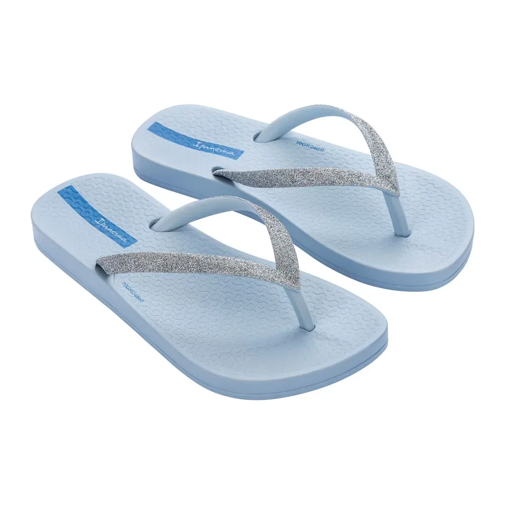Детские вьетнамки для девочек с блестками Ipanema Anatomic Lolita, Blue