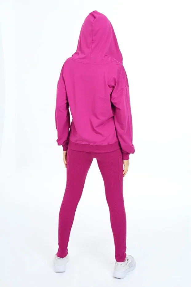 Детский комплект колготок для девочек хлопковый Triple Tights Set Toontoy, Plum — фото 4