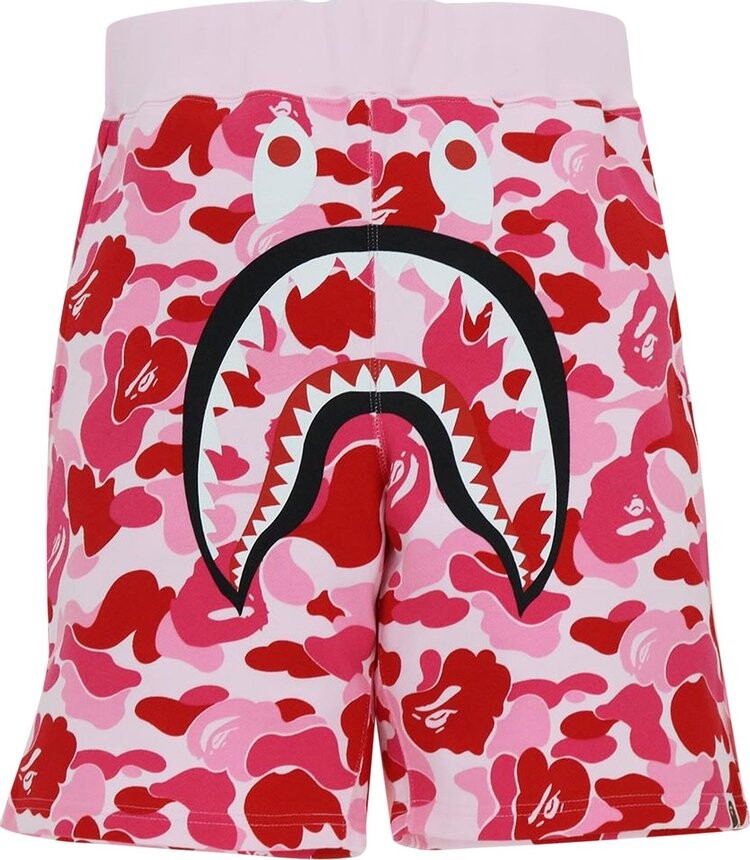 

Шорты BAPE Big ABC Camo Shark Sweat Shorts 'Pink', розовый
