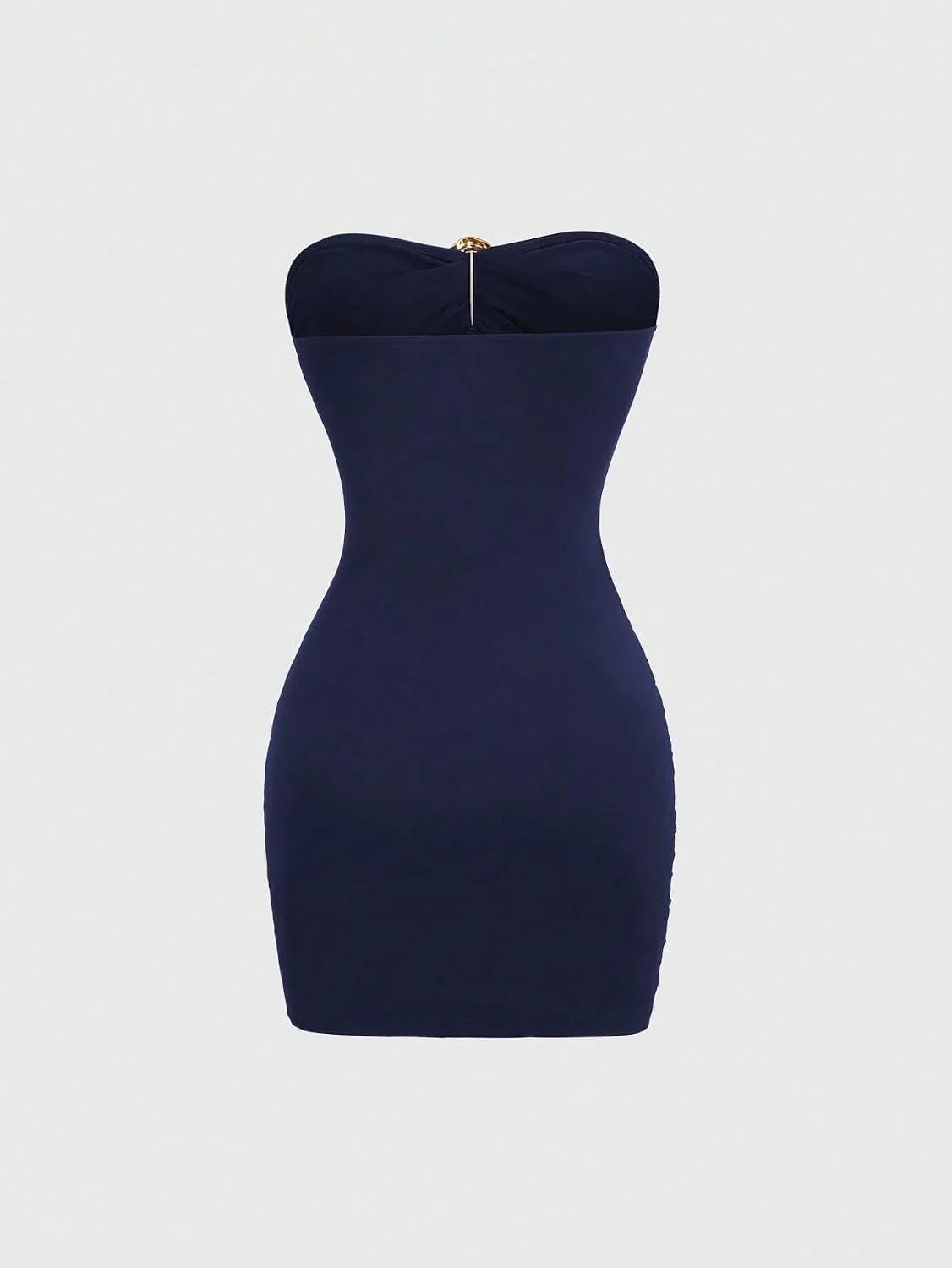 Женское облегающее мини-платье с вырезами Bodycon, Navy Blue — фото 4