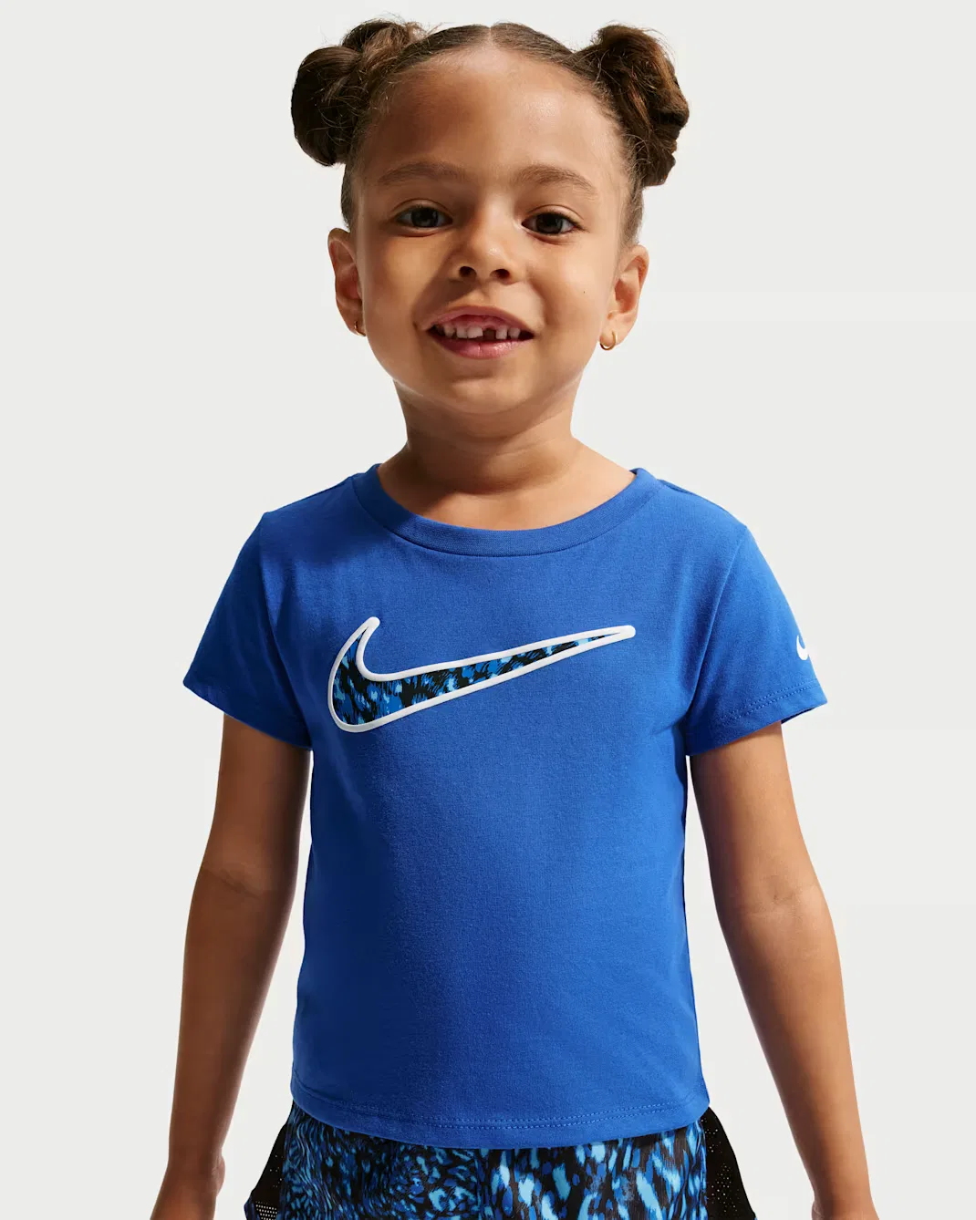 Детский комплект из двух предметов: шорты Tempo с принтом и технологией Dri-FIT Nike, Game Royal — фото 2