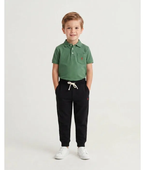 Детское поло для мальчиков хлопковое Polo Polo Ralph Lauren, зеленый — фото 2