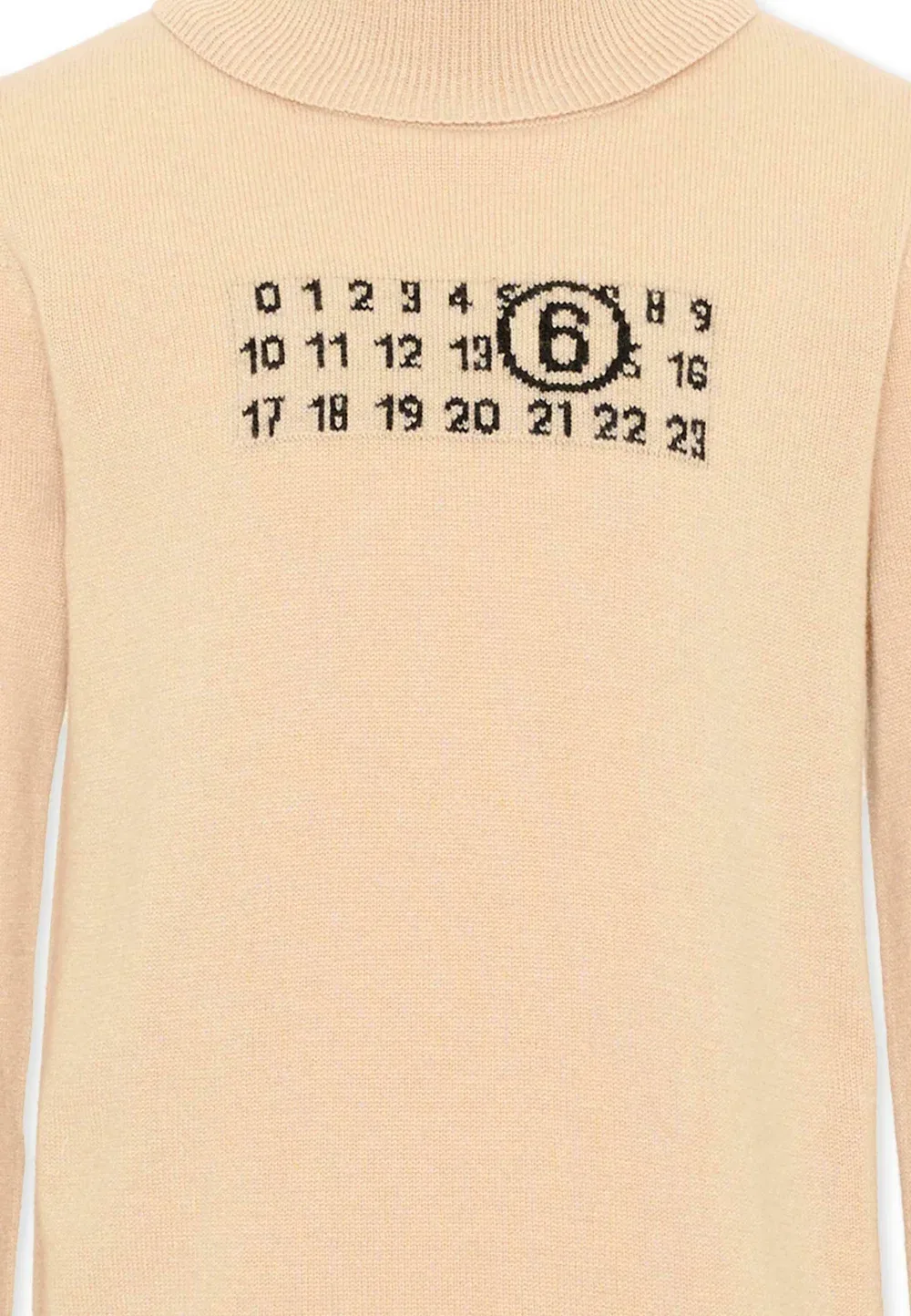 Джемпер Maglione унисекс Mm6 Maison Margiela, Beige — фото 3